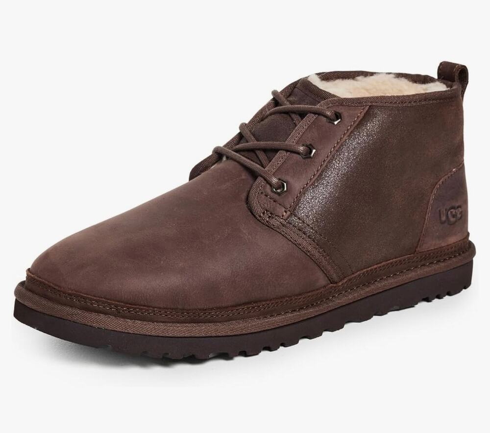 UGG Men's Neumel Distressed Chukka Boot Color: Burnt Cedar Sz 13 (new)